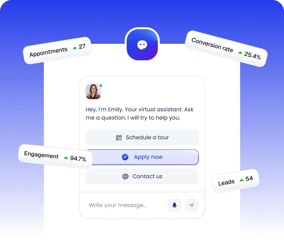 Books appointments in chat
